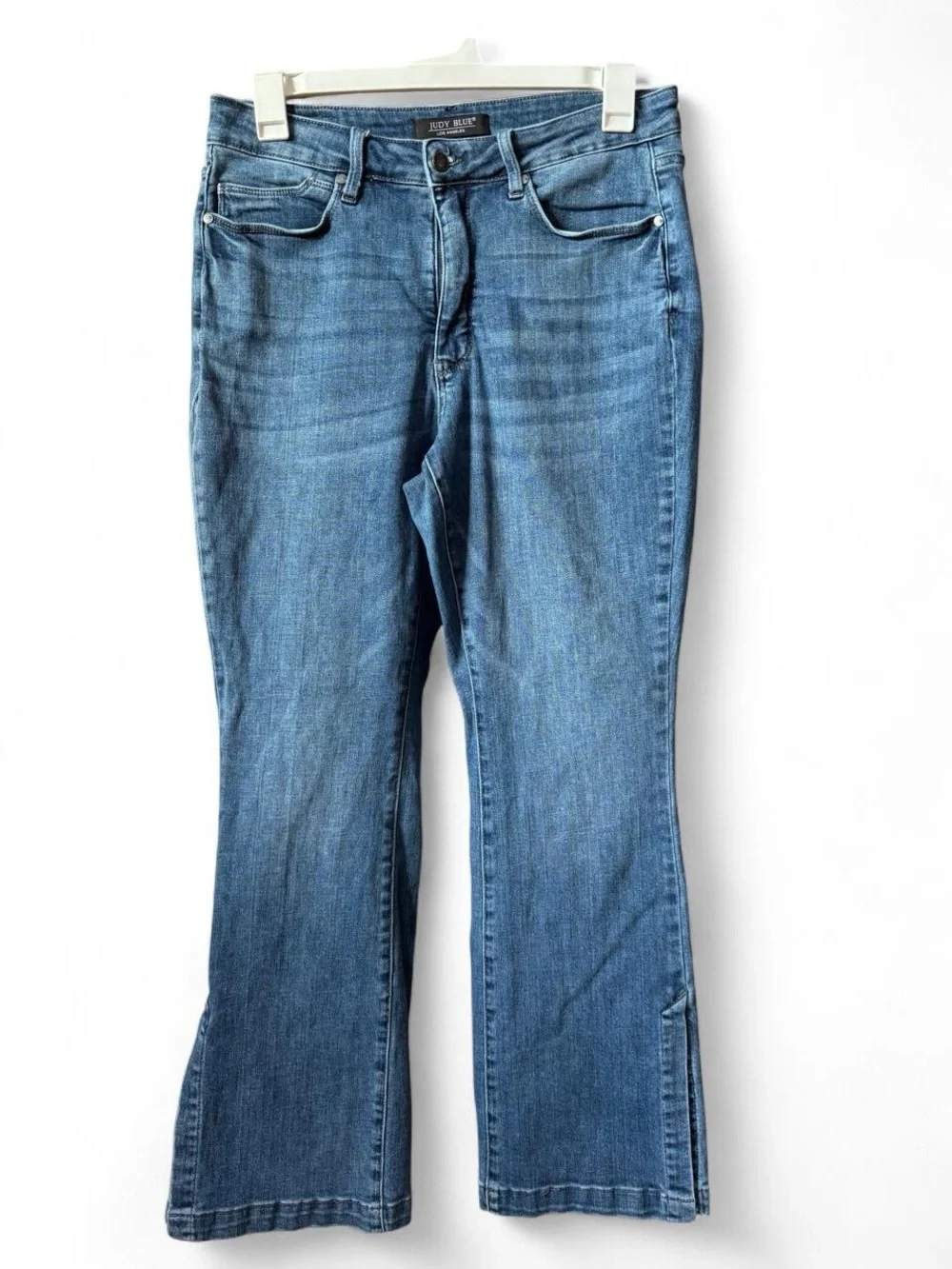 Judy Blue Women's Blue Split Flare Jeans